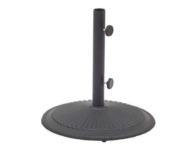Outdoor/Patio Treasure Garden 50 lb. Black Cast Iron Classic Umbrella
