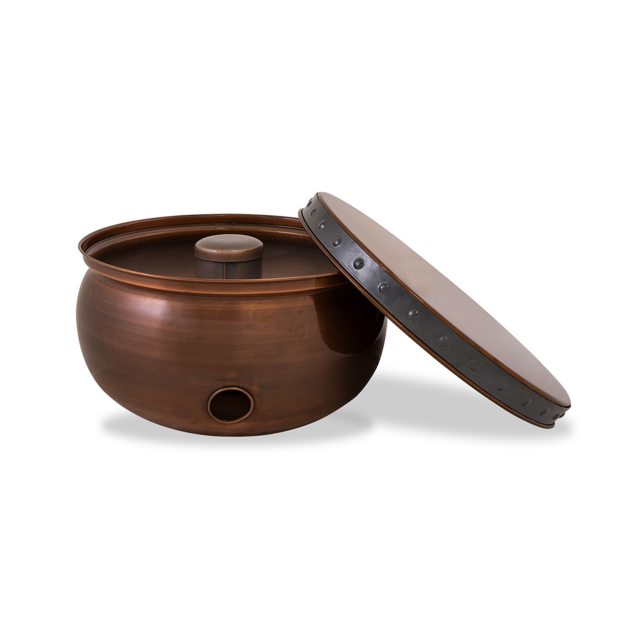 Outdoor/Patio 18 in. D. Antique Solid Copper Monte Carlo Garden Hose