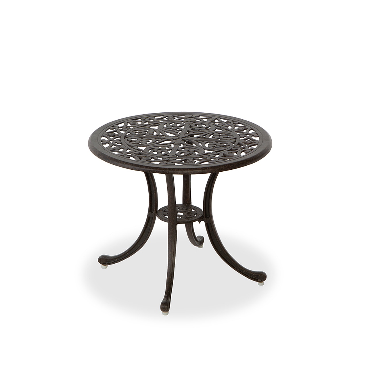 Outdoor Patio Naples 22 Round Cast Top End Table 2189555