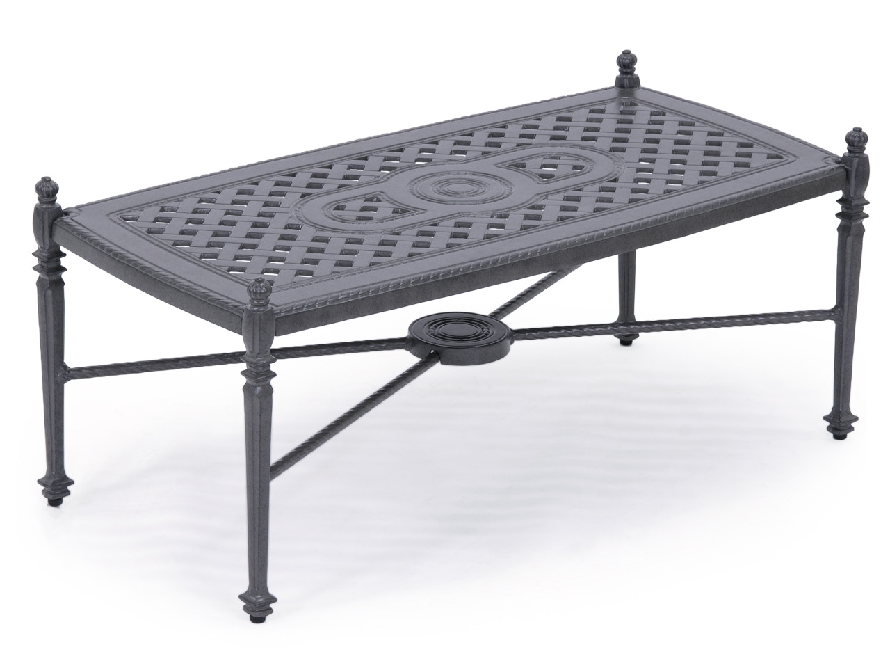 Outdoor Patio Grand Terrace 48 X 24 Rectangular Cast Aluminum