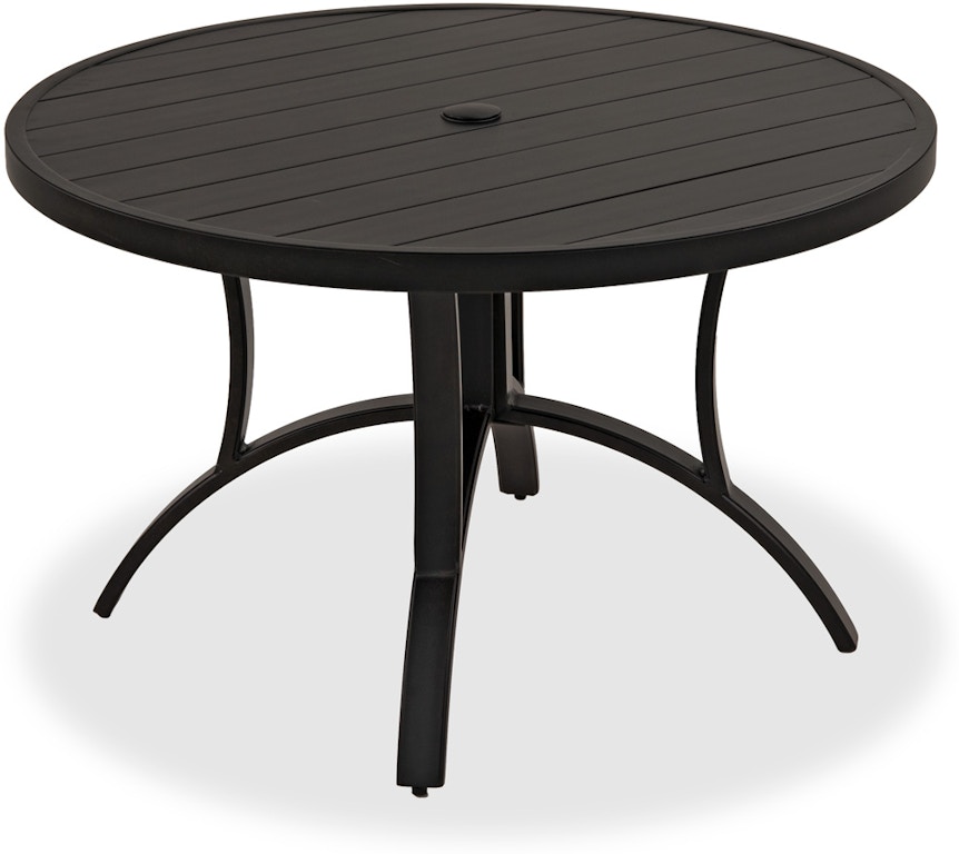 Outdoor Patio Hill Country Aged Bronze Aluminum 48 In Dining