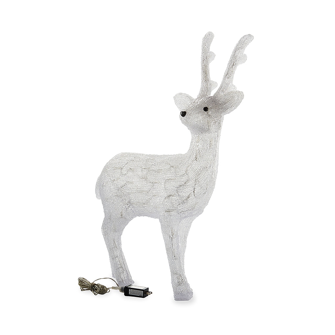 30 cm Acrylic Reindeer 24xled Timer Light Battery Christmas Winter Glow Animal 