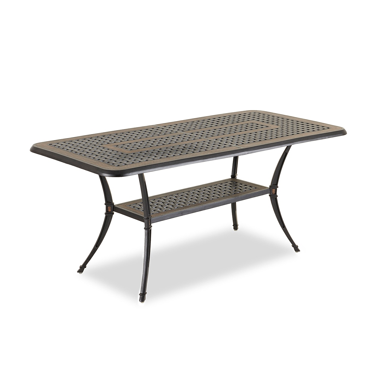 Home Cast Aluminum Coffee Table Modern Contemporary Traditional Rectangle Water Resistant