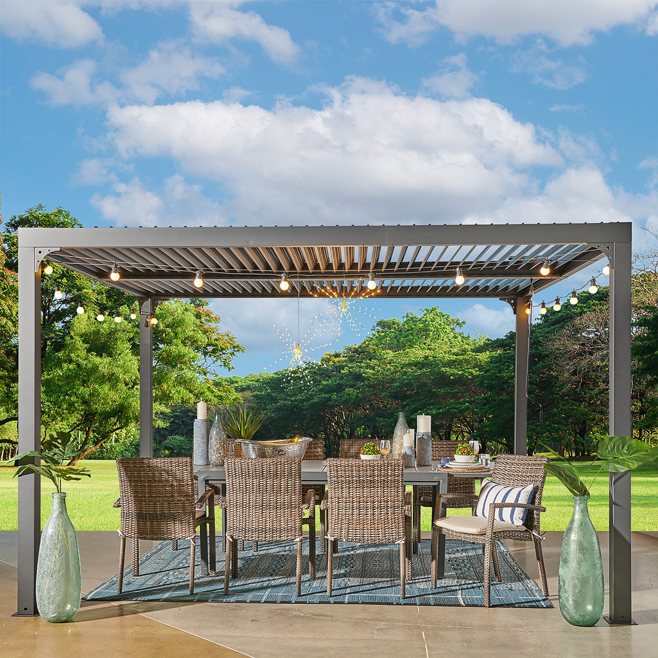 Convertible Hard Top Pergola 8400401 