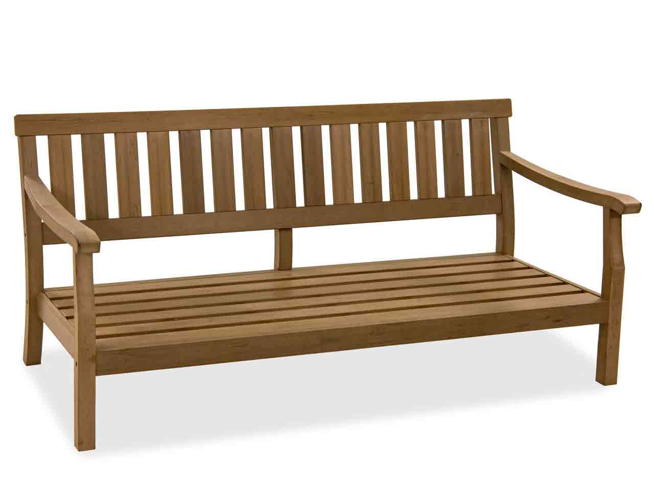 Outdoor Patio Santa Monica Teak Polymer Sofa 7570935 Fortunoff