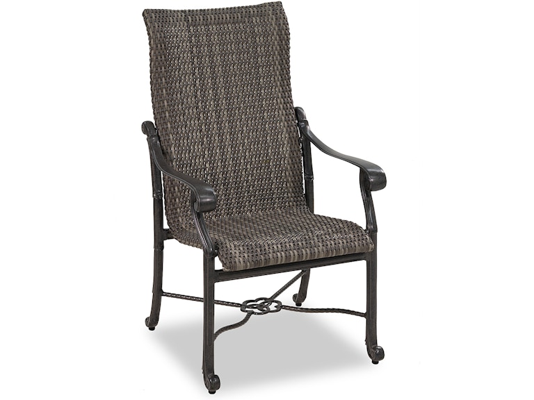 Outdoor Patio Florence Shade Cast Aluminum And Ash Outdoor Wicker Dining Chair 5183119 Fortunoff