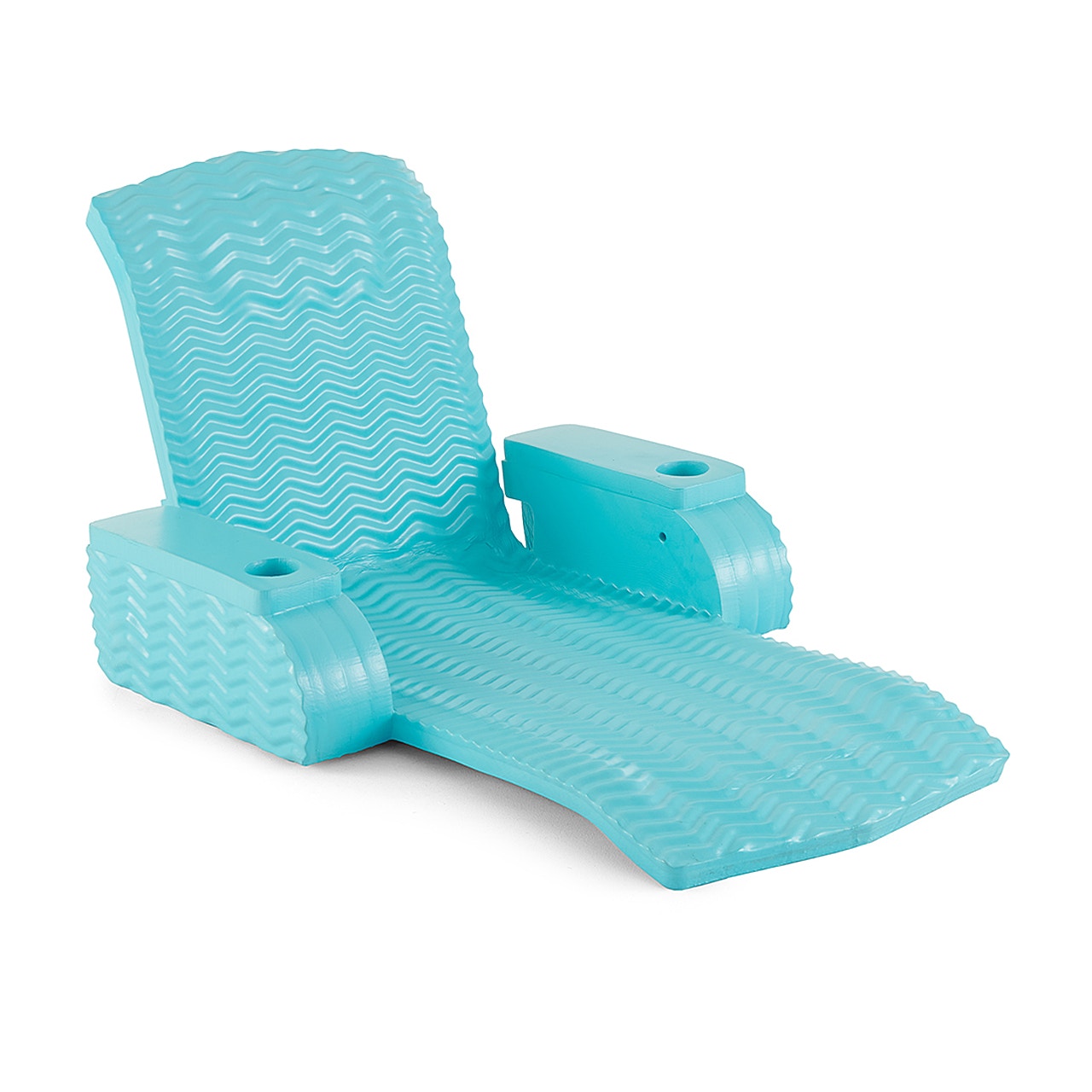 Outdoor/Patio Solaris Wave Floating Chaise Lounge, Aquarius 7570975
