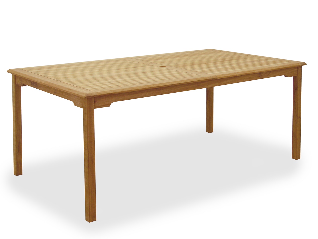 Outdoor Patio Camden Natural Oil Stain Solid Teak 71 X 40 In Dining Table 6963441 Fortunoff