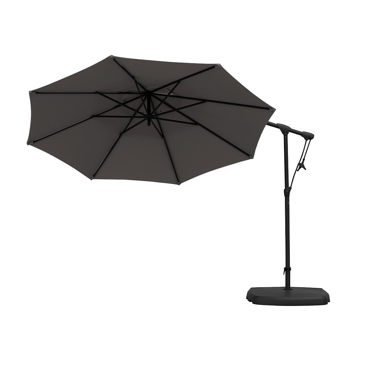 Living Room Treasure Garden 10 Ft Boulder Aluminum Cantilever Umbrella Ag19 7286072 Fortunoff