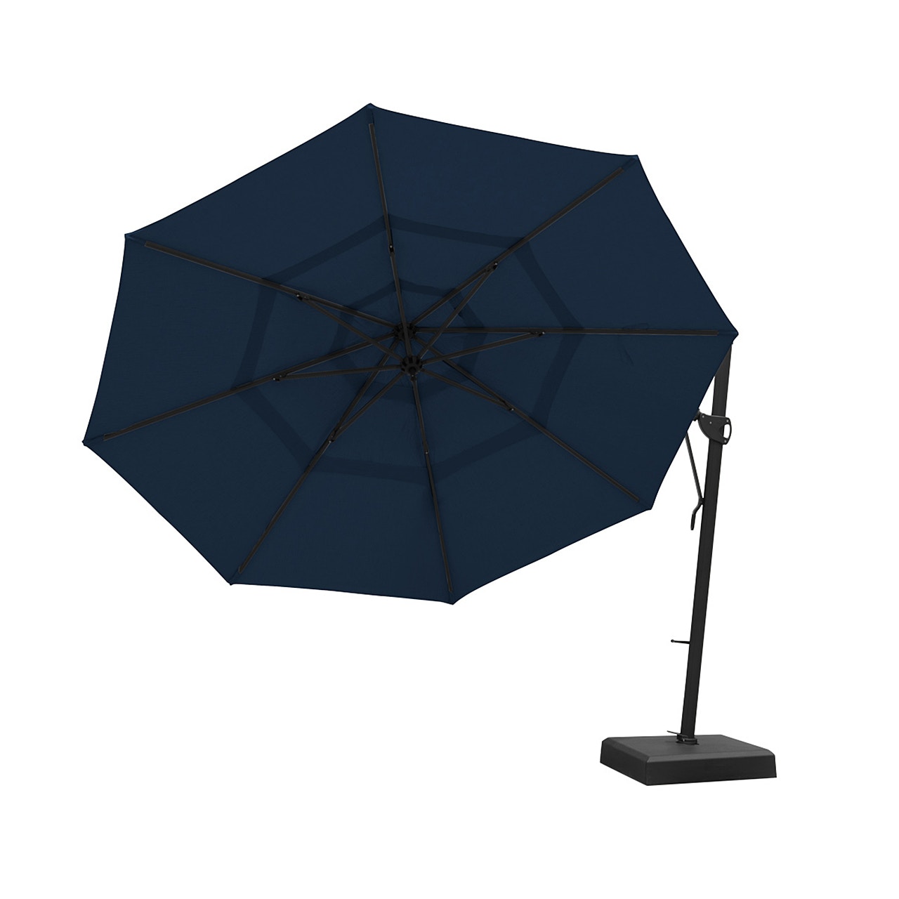 Living Room Treasure Garden 13 Ft Spectrum Indigo Aluminum Cantilever Umbrella Akz13 6672581