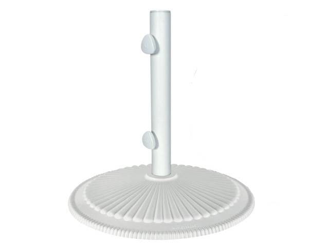 Outdoor/Patio Treasure Garden 50 lb. White Cast Iron Classic Umbrella