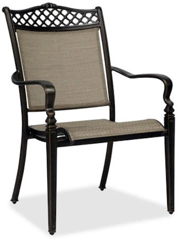 Outdoorpatio Cordoba Sling Aluminum Dining Chair 2277070 Chair King