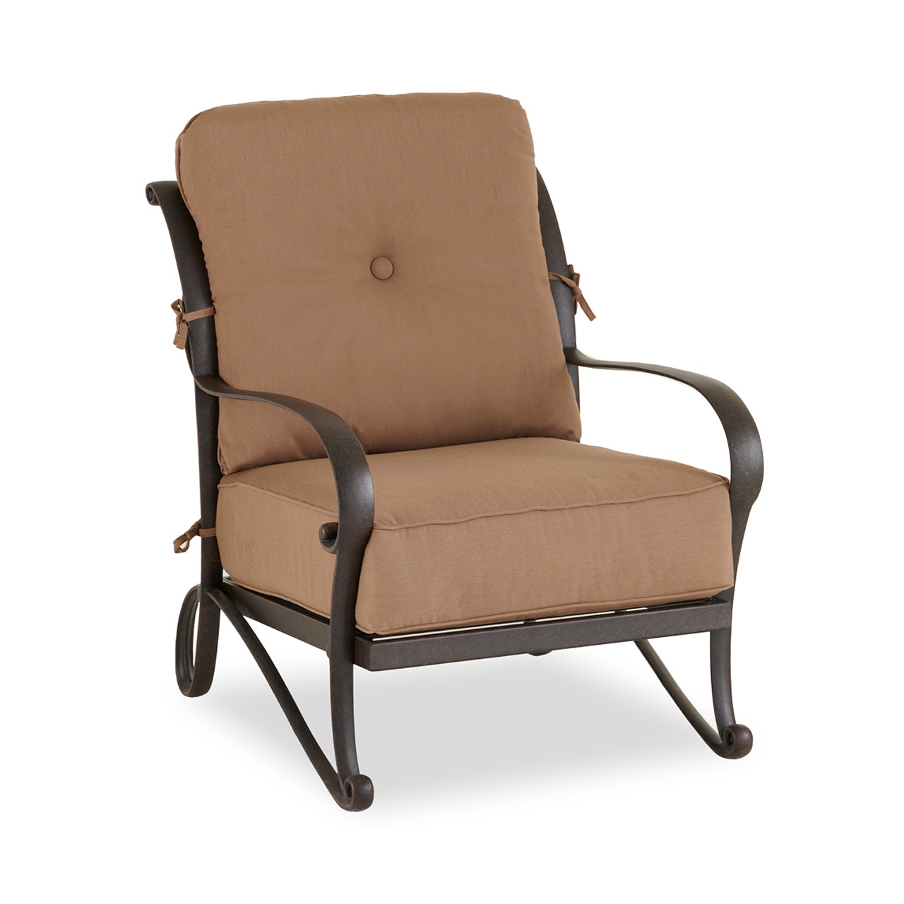 Outdoor/Patio Astoria Desert Bronze Cast Aluminum Estate Club Chair