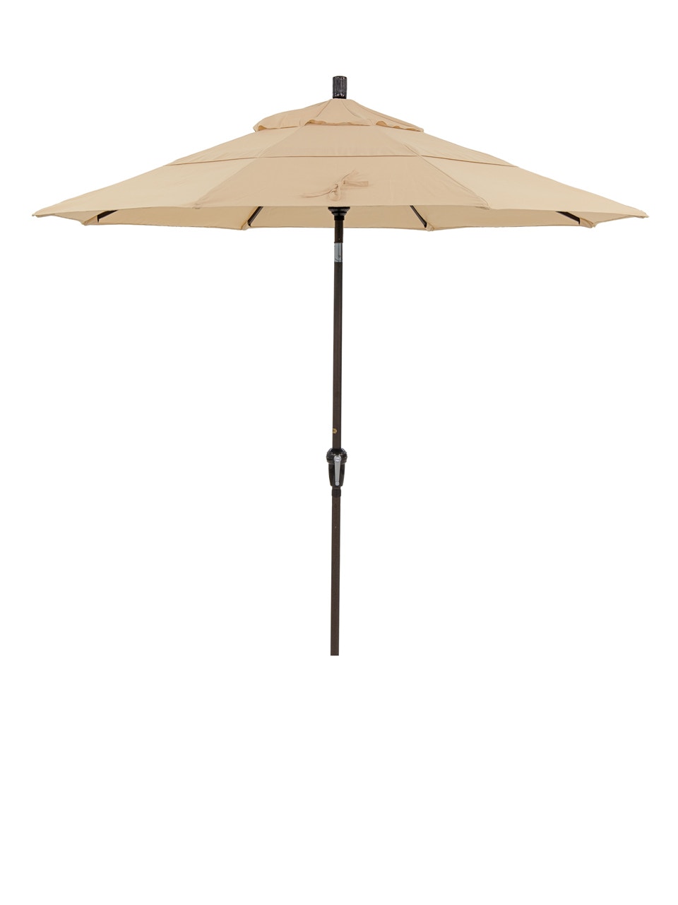 Outdoor Patio California Umbrella 9 Ft Canvas Antique Beige Aluminum Market Umbrella 3692875