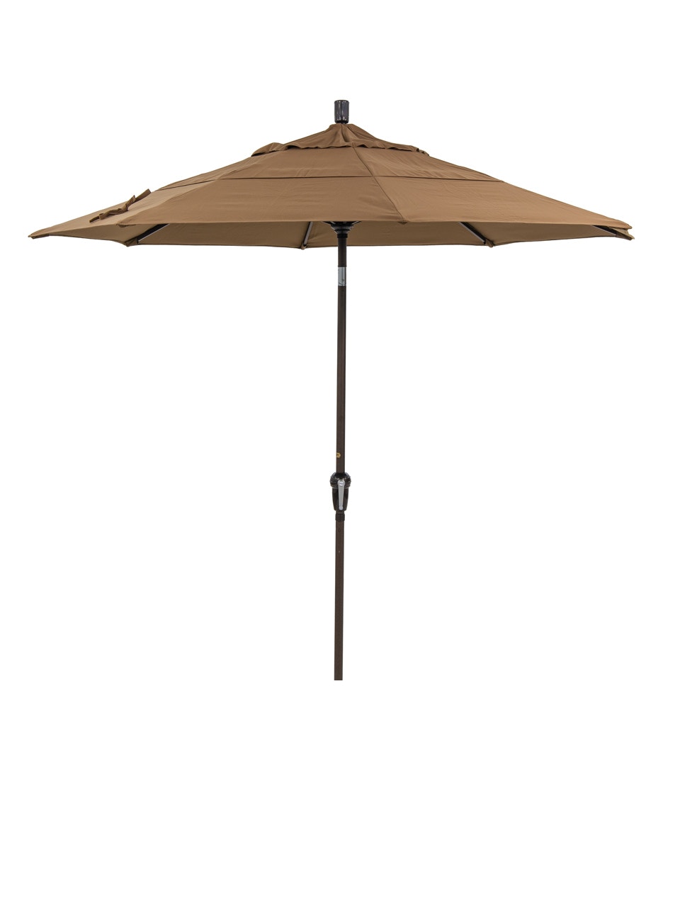 Outdoor Patio California Umbrella 9 Ft Canvas Cocoa Aluminum Market Umbrella 3692876 Chair King