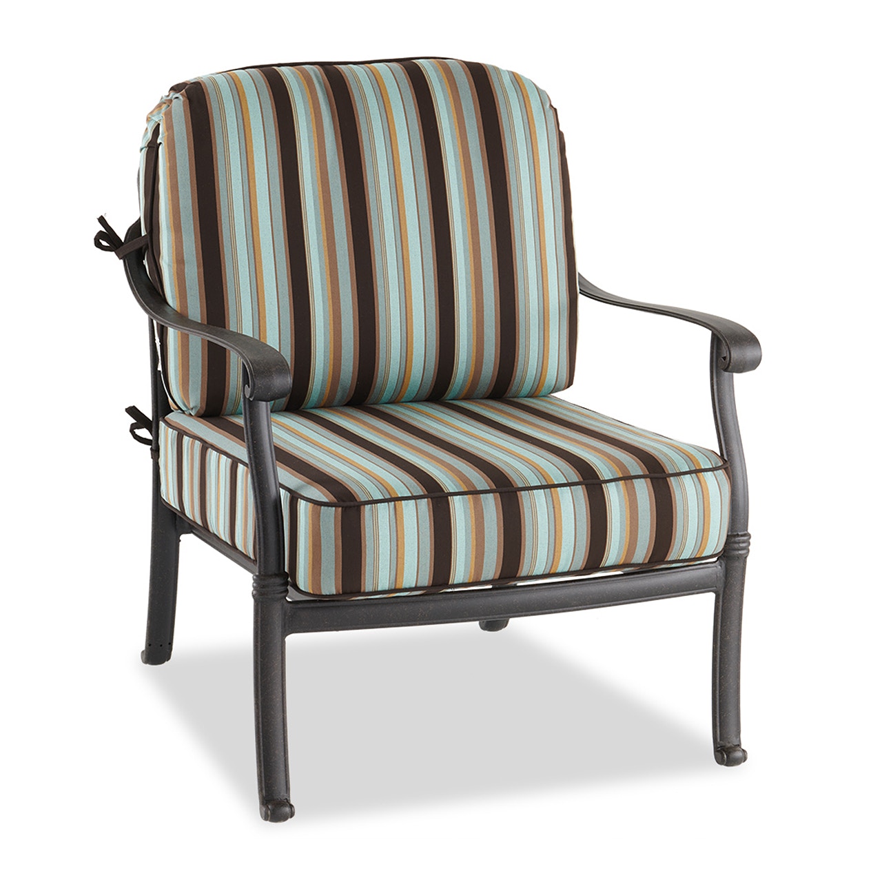 Outdoor/Patio Cadiz Aged Bronze Cast Aluminum Club Chair 3522350