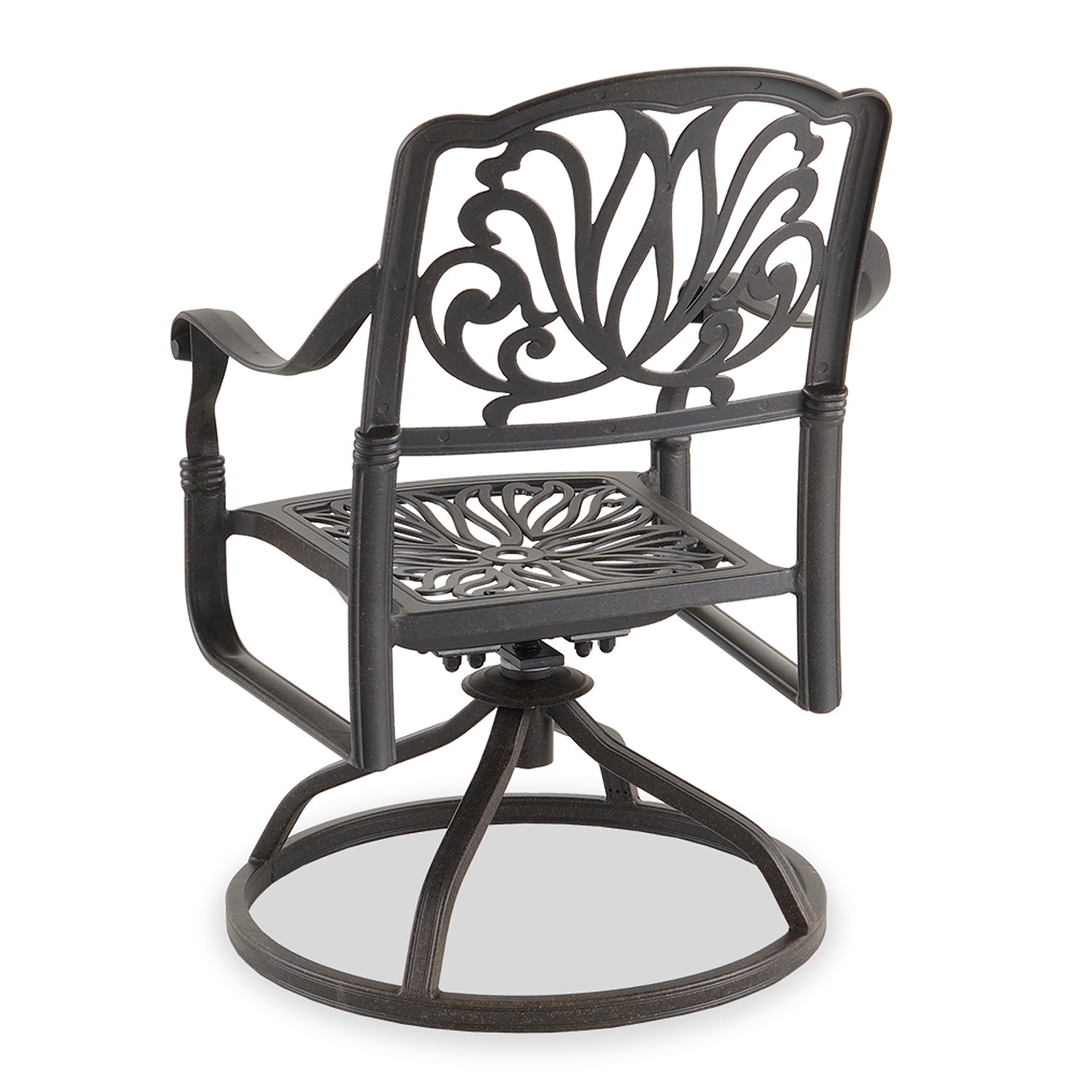 Outdoor/Patio Cadiz Aged Bronze Cast Aluminum Swivel Rocker 3522312 Chair King Houston, TX