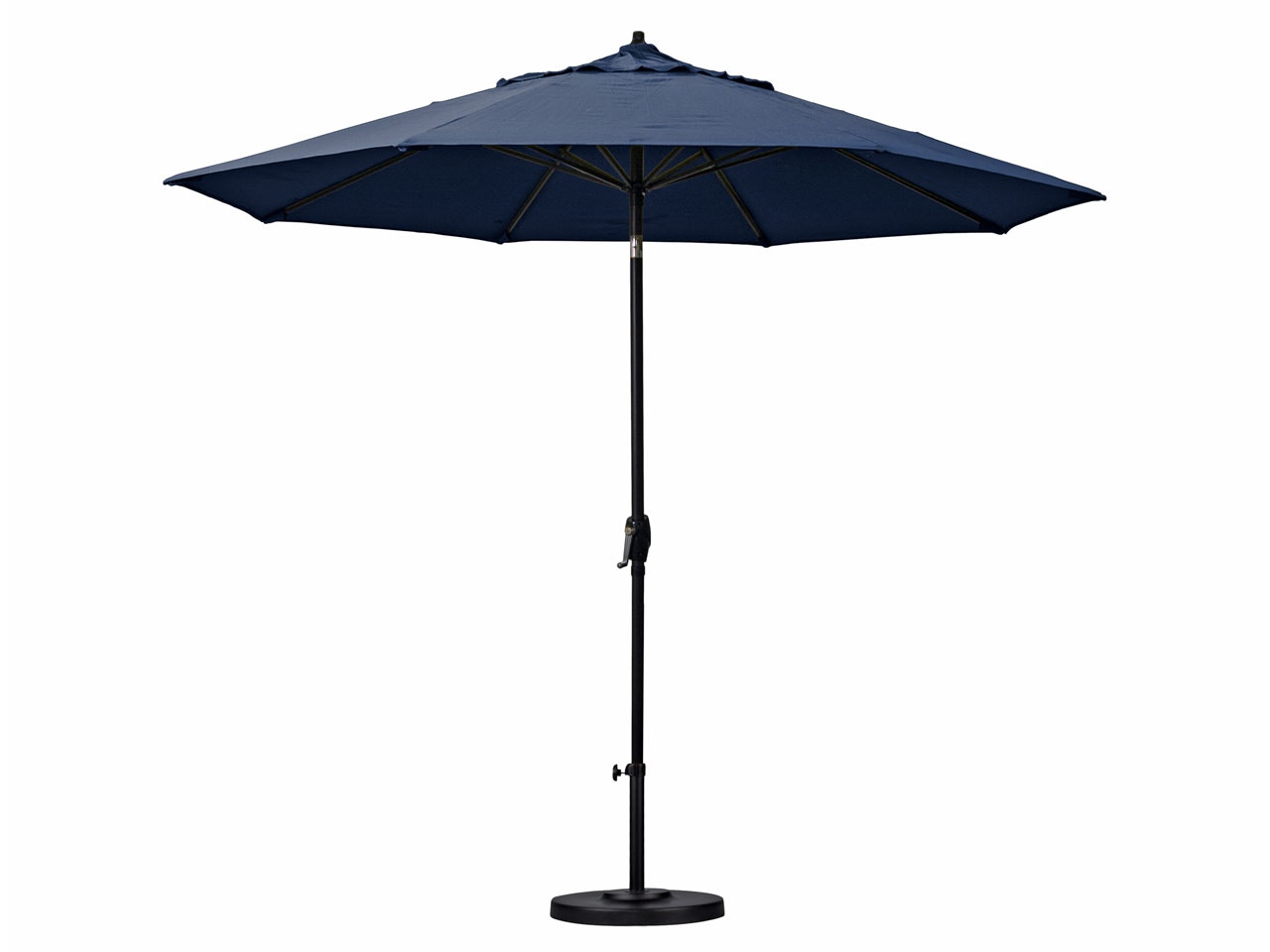 Outdoor Patio California Umbrella 9 Ft Navy Aluminum Market Umbrella 3535440 Chair King