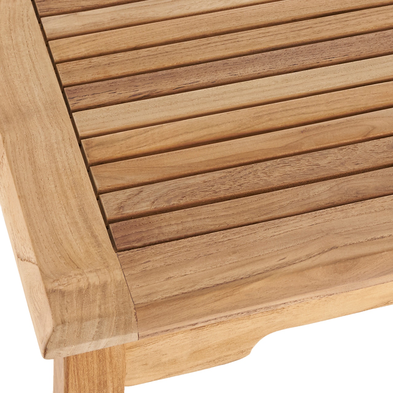 Outdoor Patio Camden Natural Stain Solid Teak 71 X 39 In Dining Table 1462539 Chair King