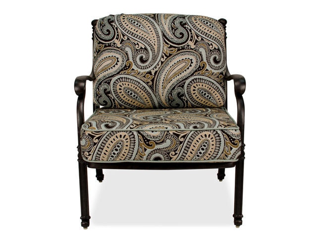 Outdoor/Patio Cadiz Aged Bronze Cast Aluminum Club Chair 3522350 Chair King Houston, TX