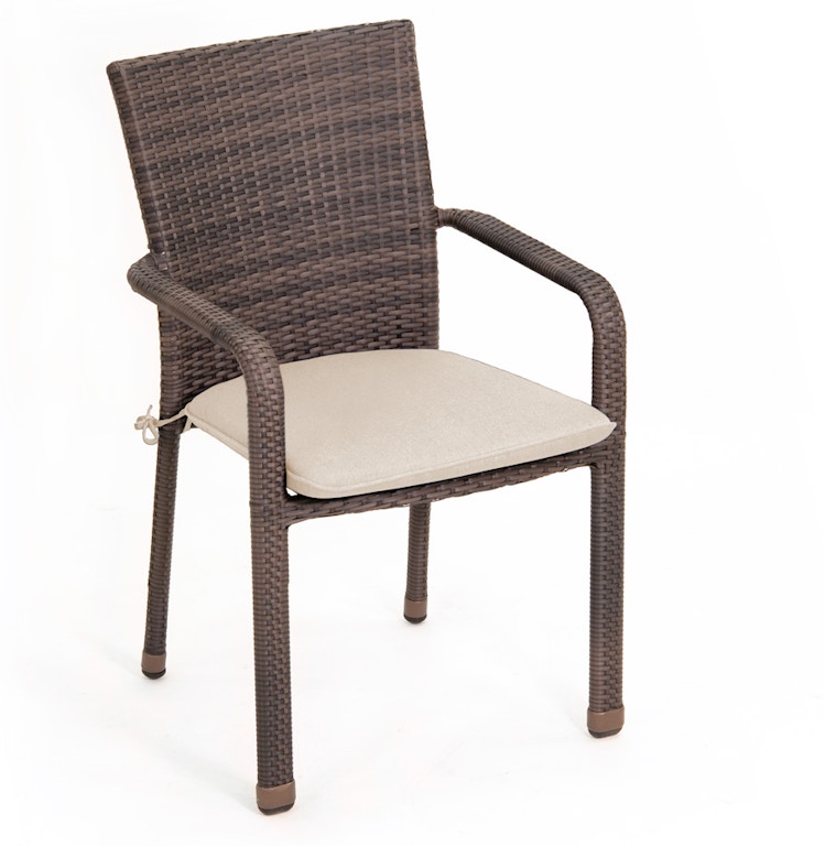 Outdoor Patio 18 X In Canvas Flax Dining Chair Seat Cushion Canvas Flax Dining Chair Seat Cushion