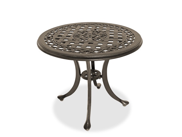Outdoor Patio Tivoli 22 Round Cast Aluminum Side Table 2591416