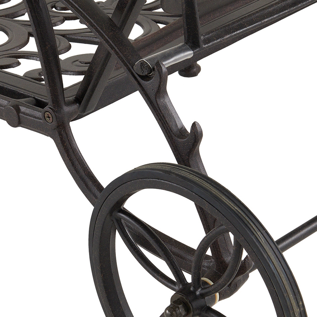 Outdoor/Patio Milan Aged Bronze Cast Aluminum Chaise Lounge 2231789