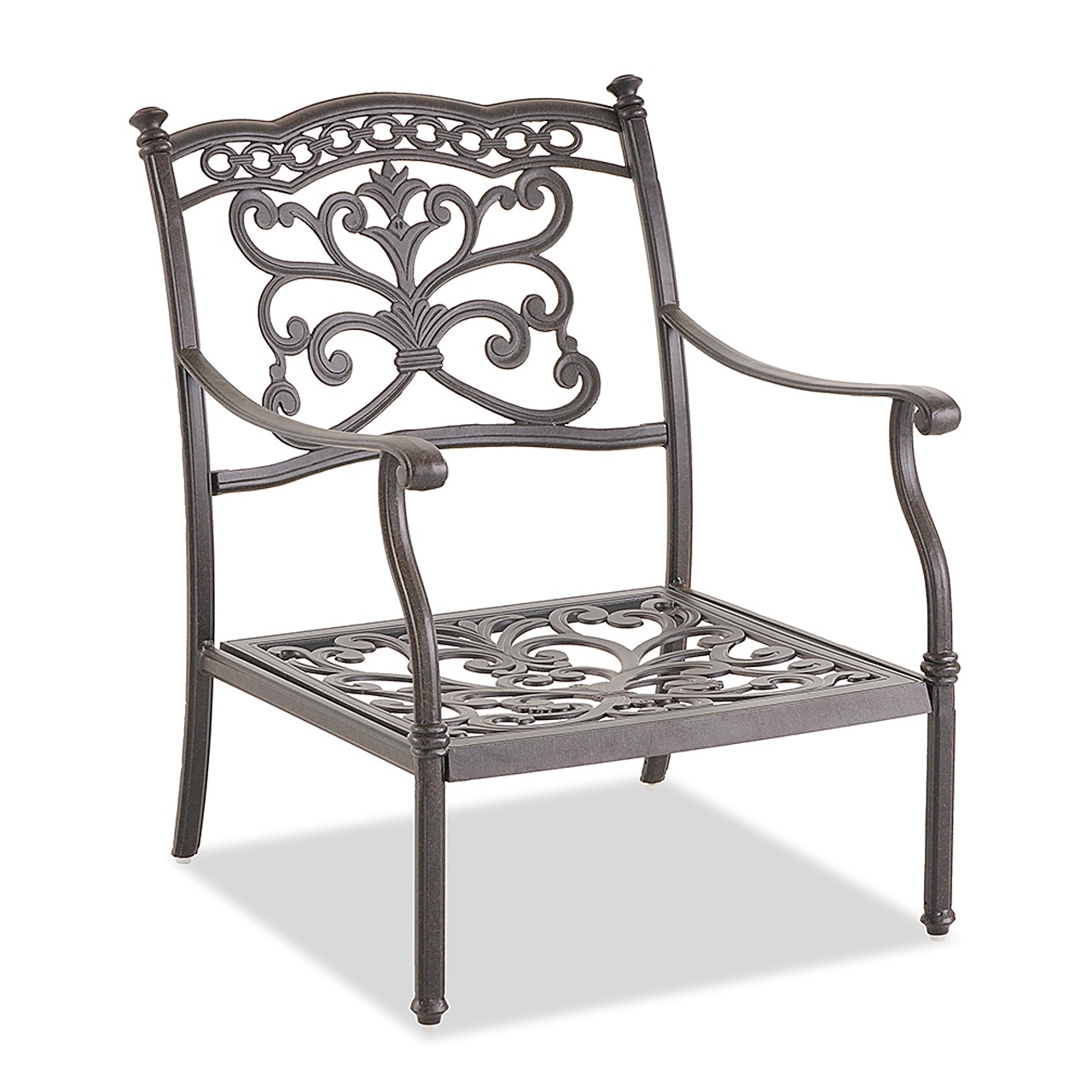 Outdoor/Patio Milan Aged Bronze Cast Aluminum Club Chair 2448256 Chair King Houston, TX