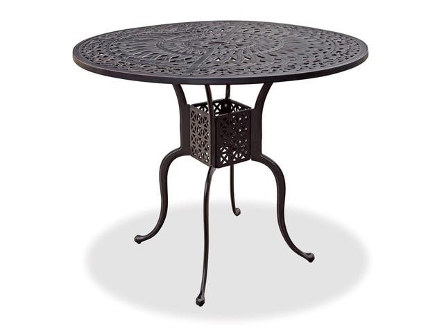 Outdoor Patio Orleans 48 In Round Cast Aluminum Bar Table 2840731