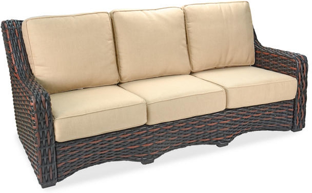 Tangiers Aluminum Woven Outdoor Wicker Sofa Tangiers Aluminum Woven Outdoor Wicker Sofa