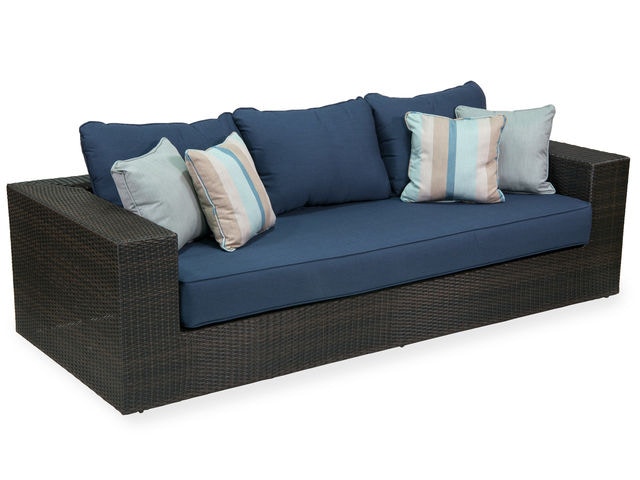 Outdoor Patio Havana Espresso Outdoor Wicker Sofa 3183541 Chair