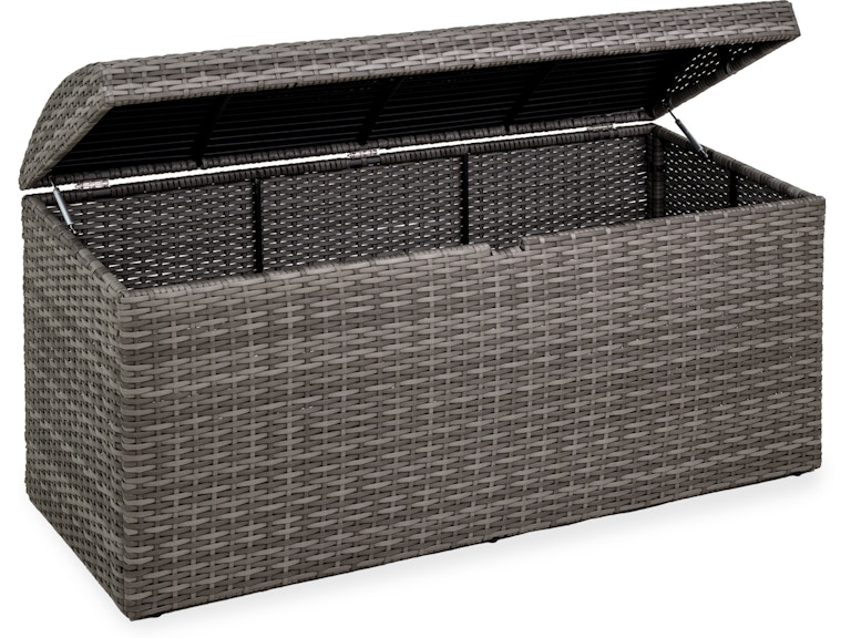 Outdoor Patio Havana Saddle Grey Wicker Large Cushion Havana Saddle Grey Outdoor Wicker Large Cushion Storage Box 3522588
