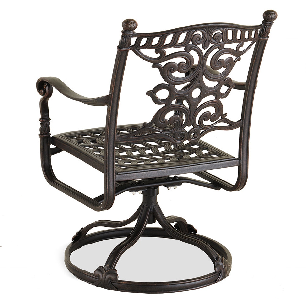 Outdoor/Patio St. James Desert Bronze Cast Aluminum Swivel Rocker 801088 Chair King Houston, TX