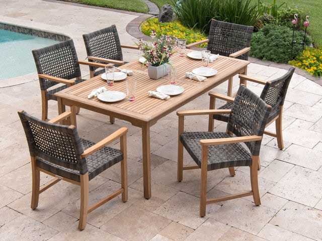 teak outdoor dining set
