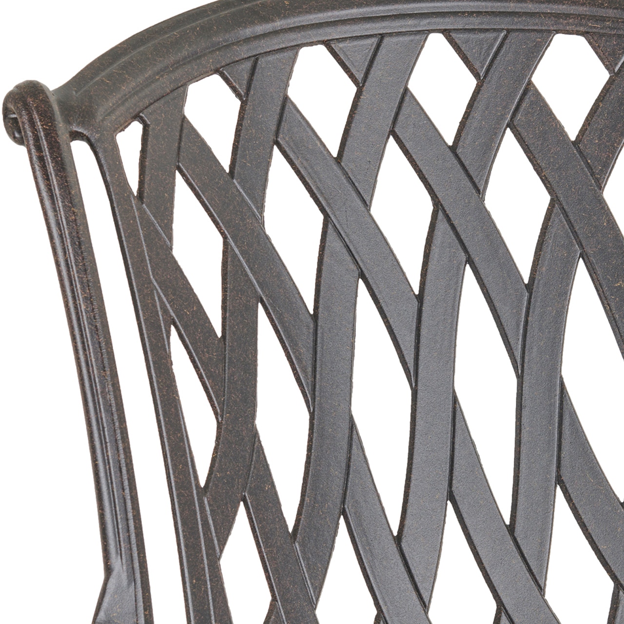 Outdoor/Patio Tivoli Aged Bronze Cast Aluminum Loveseat Bench 1656161