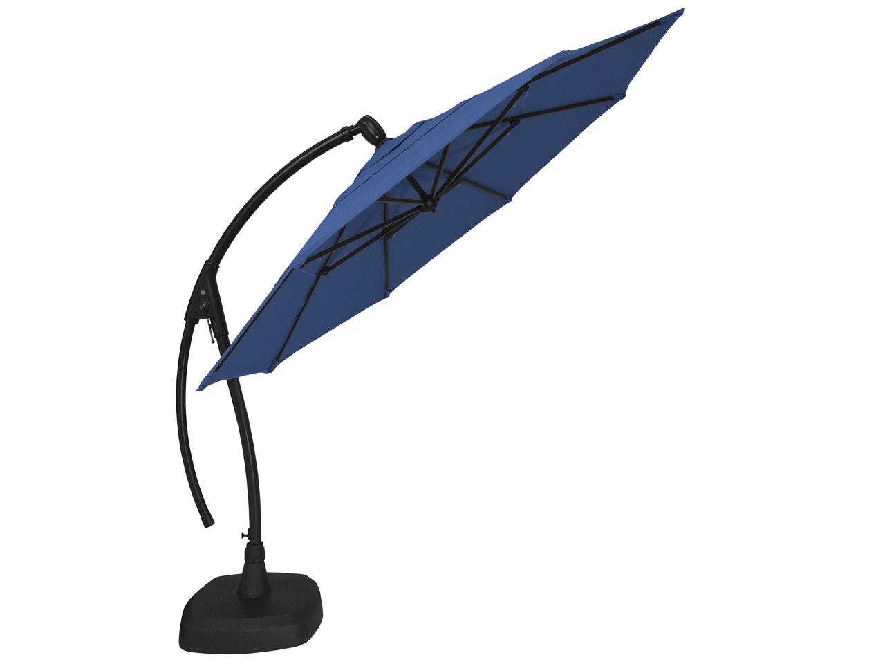 Outdoor Patio Treasure Garden Black Aluminum 11 Ft Market