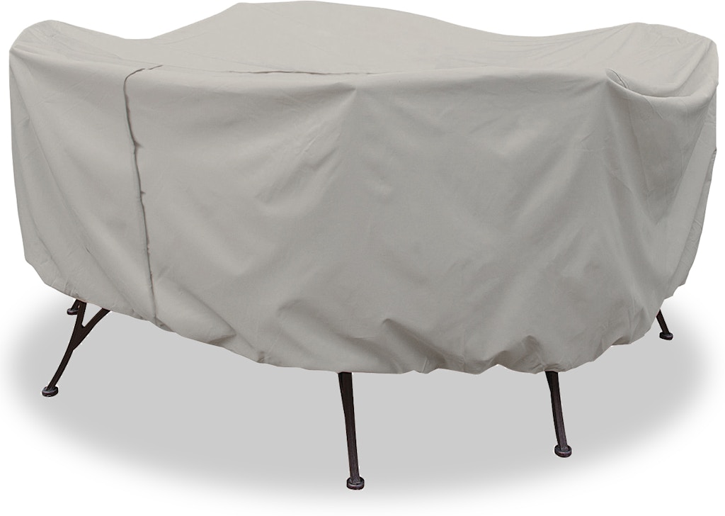 Outdoor/Patio Treasure Garden 48 in. Round Table and Chairs Protective