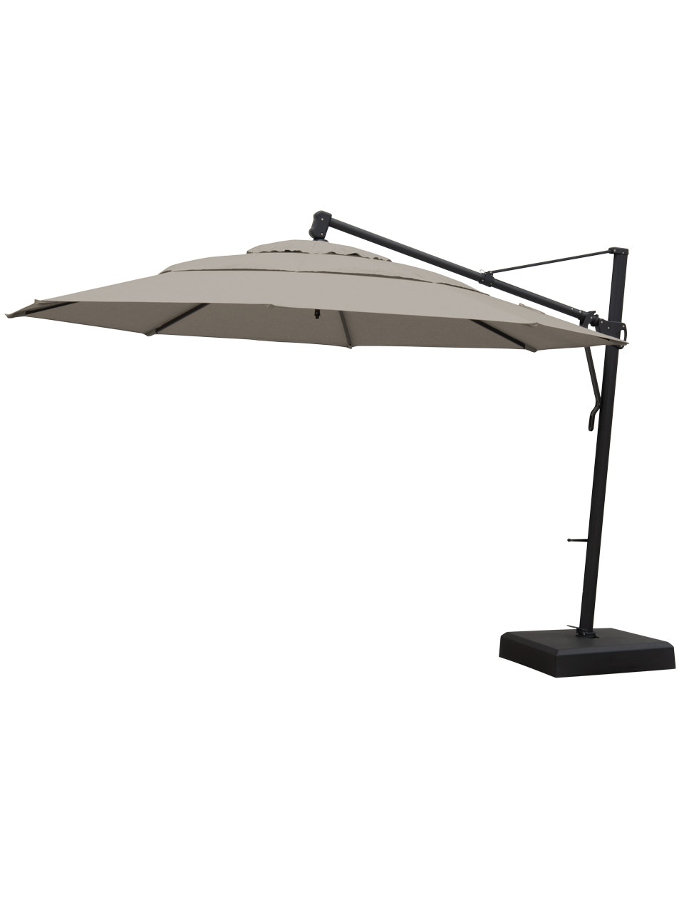 Living Room Treasure Garden 13 Ft Cast Silver Aluminum Cantilever Umbrella Akz13 3580093 Chair