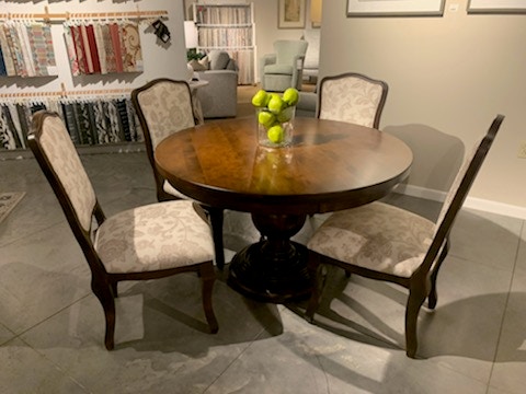 Canadel Solid Wood Dining Table & 4 Chairs, Extra 10 reflected in