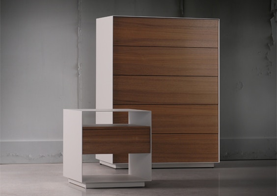 Trica Furniture BOULEVARD 1 DOOR NIGHT STAND BO701631F030800
