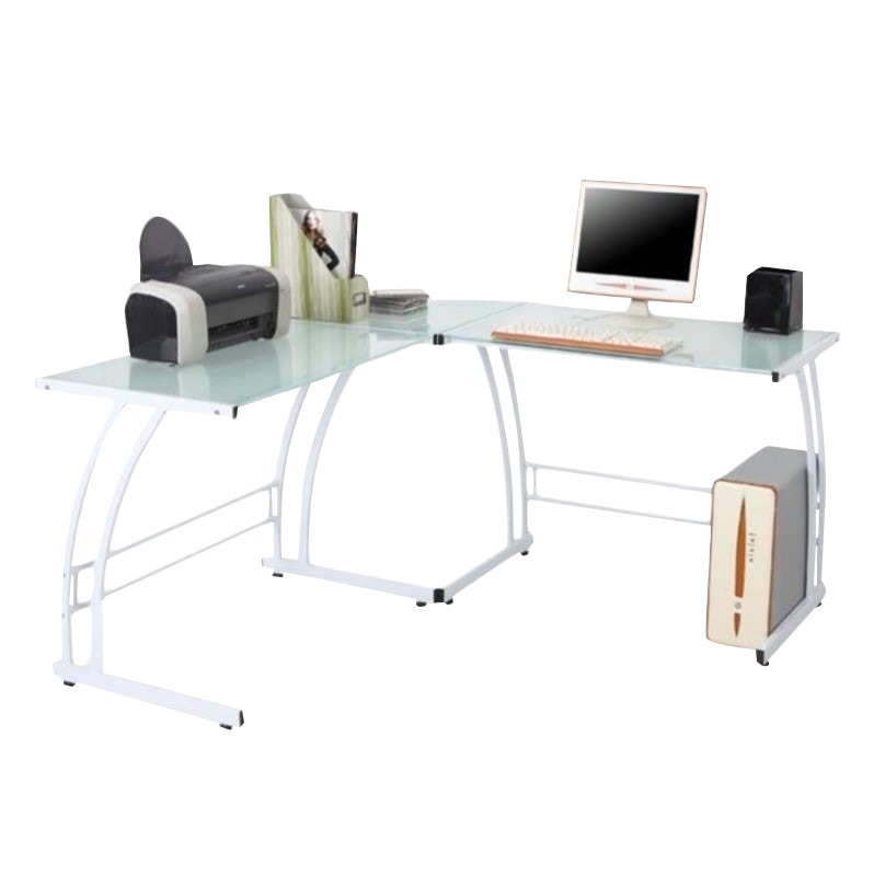 Lumisource Gamma Computer Workstation in White OFD-TM-BITDBL W