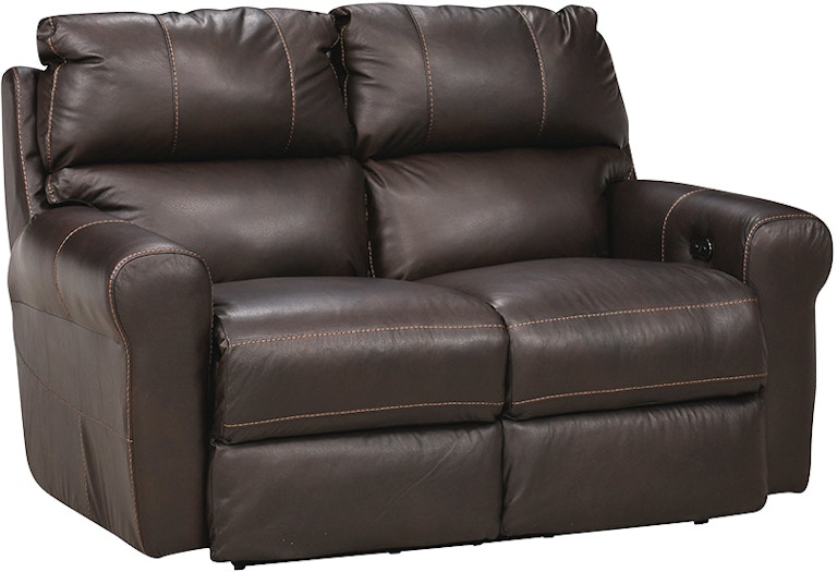 Catnapper Furniture Torretta Chocolate Lay Flat Power Reclining Loveseat 64572 1273-89/3073-89 111557059