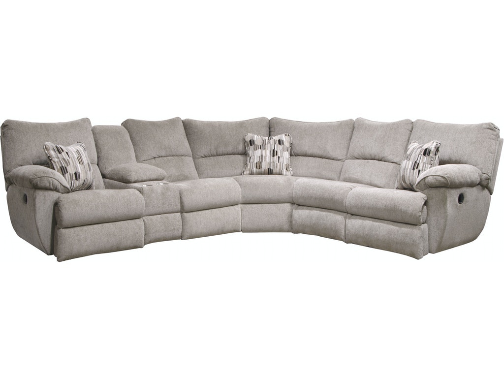Catnapper Elliott Pewter Reclining Sectional 225Pewter Sectional