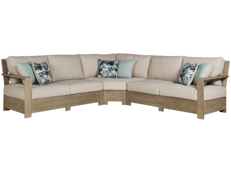 Signature Design by Ashley Silo Point 3 Piece Outdoor Sectional P804P1 714351838