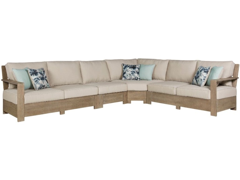 Signature Design by Ashley Silo Point 4 Piece Outdoor Sectional P804P2 153021688