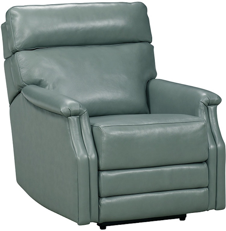 Leather Lorenzo-mint 1177 9PH Luca w/ Barcalounger Adjustable Headrest by Power Recliner Power