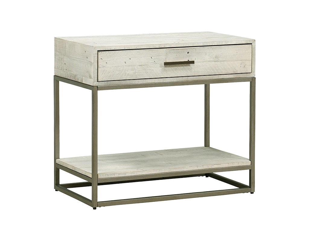 Alvar Brushed White Nightstand by Bernhardt 398218W