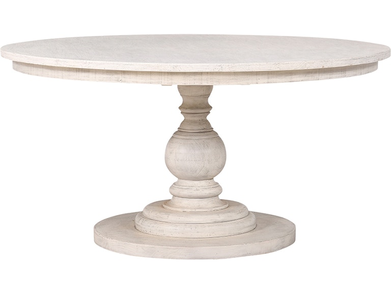 Bramble Goucho Off White 60" Round Dining Table 76328 T+B OFW 866022753