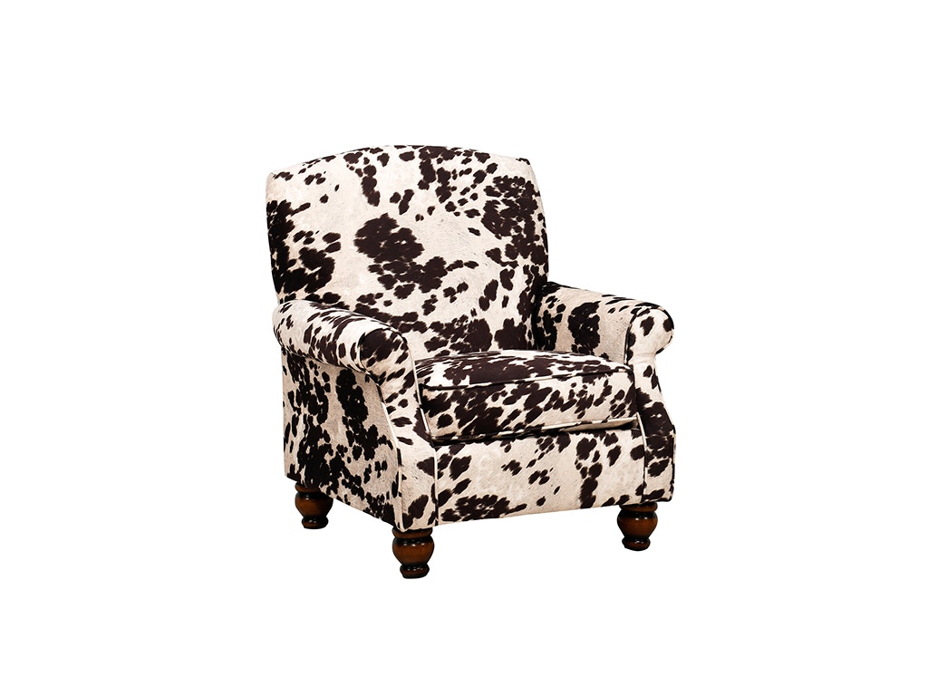 Cow print club discount chair