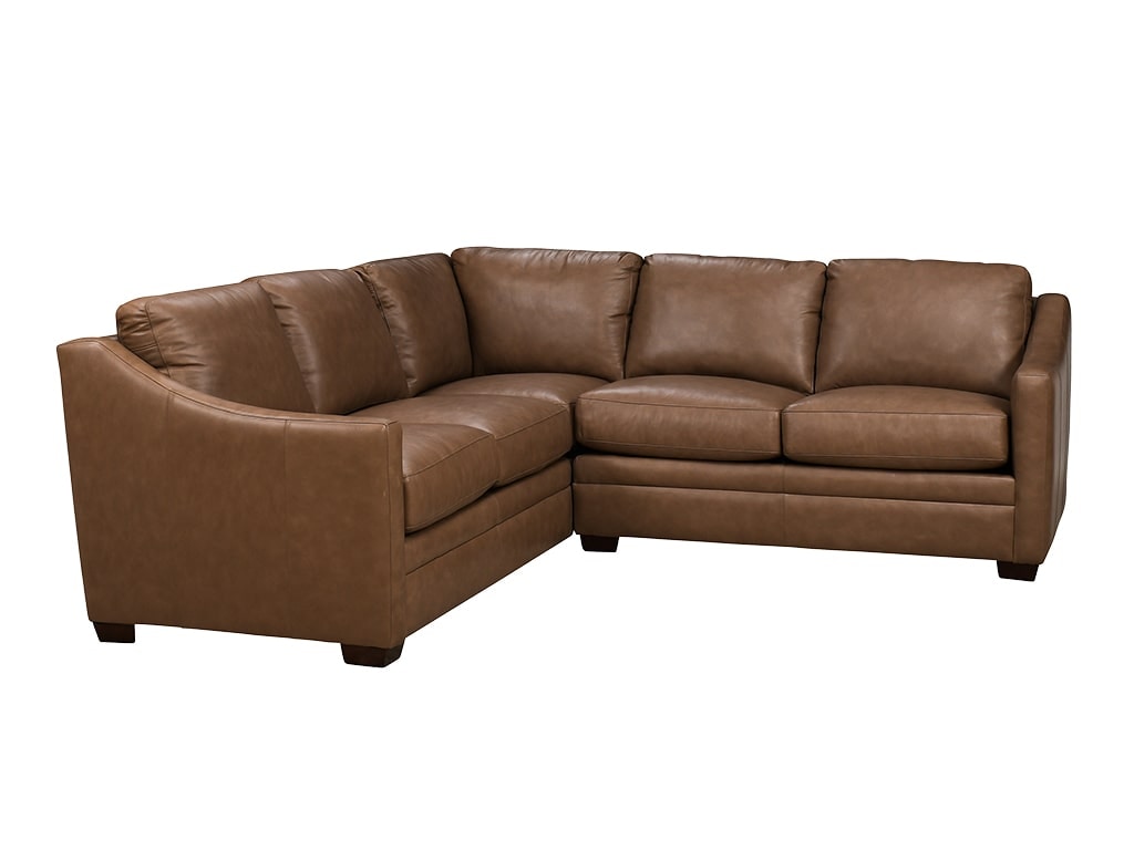 Solerno Leather 2 Piece Sectional